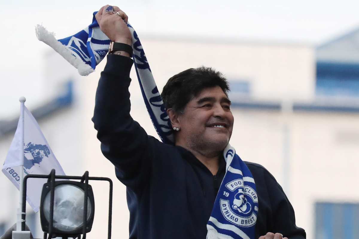 Maradona sfregio