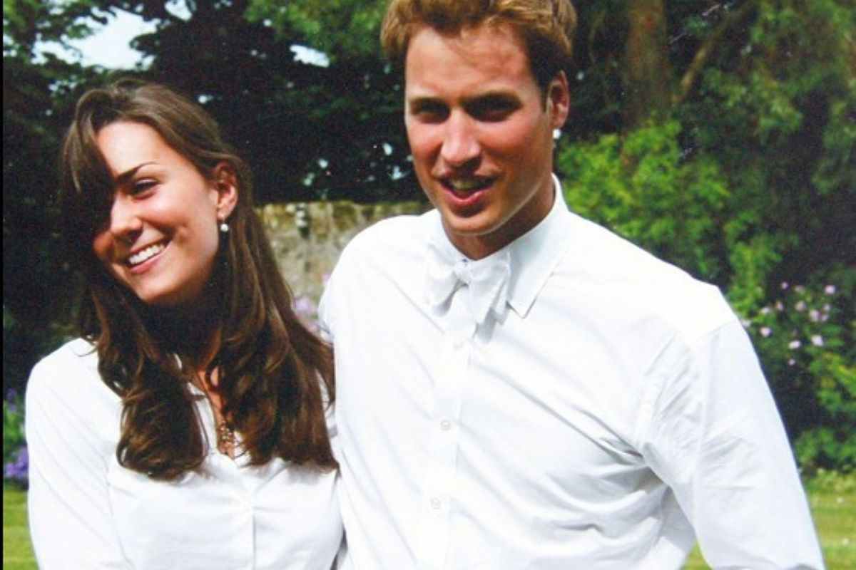 William e Kate da giovani