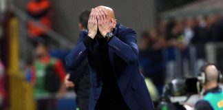 Luciano Spalletti disperato