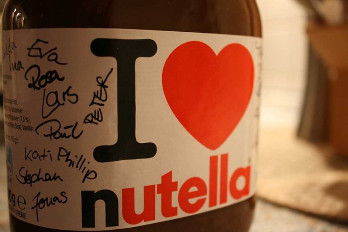 Un barattolo di Nutella