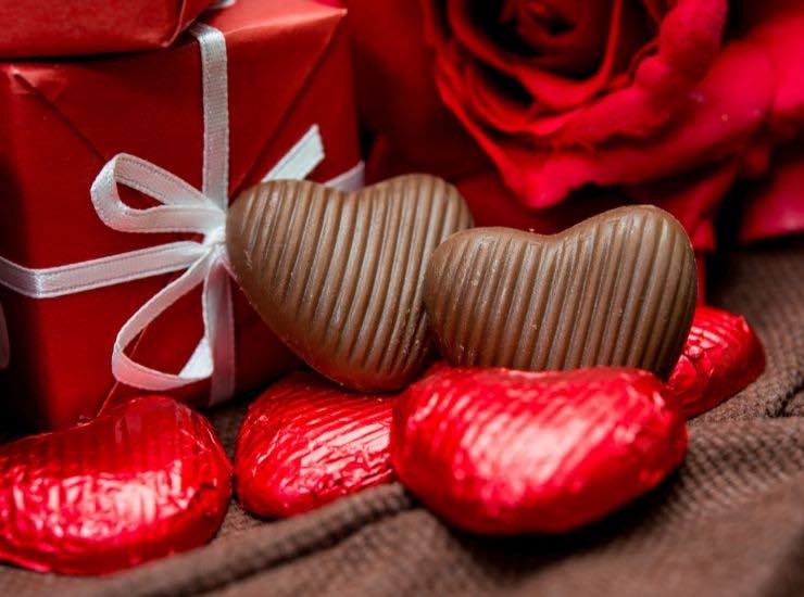 san valentino e il cioccolato