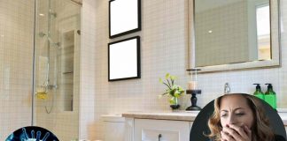 oggetto sporco un bagno
