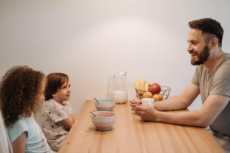 colazione in famiglia