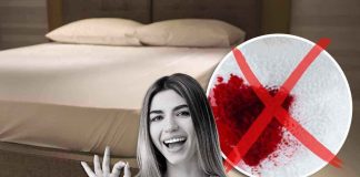 Togliere le macchie di sangue dal letto