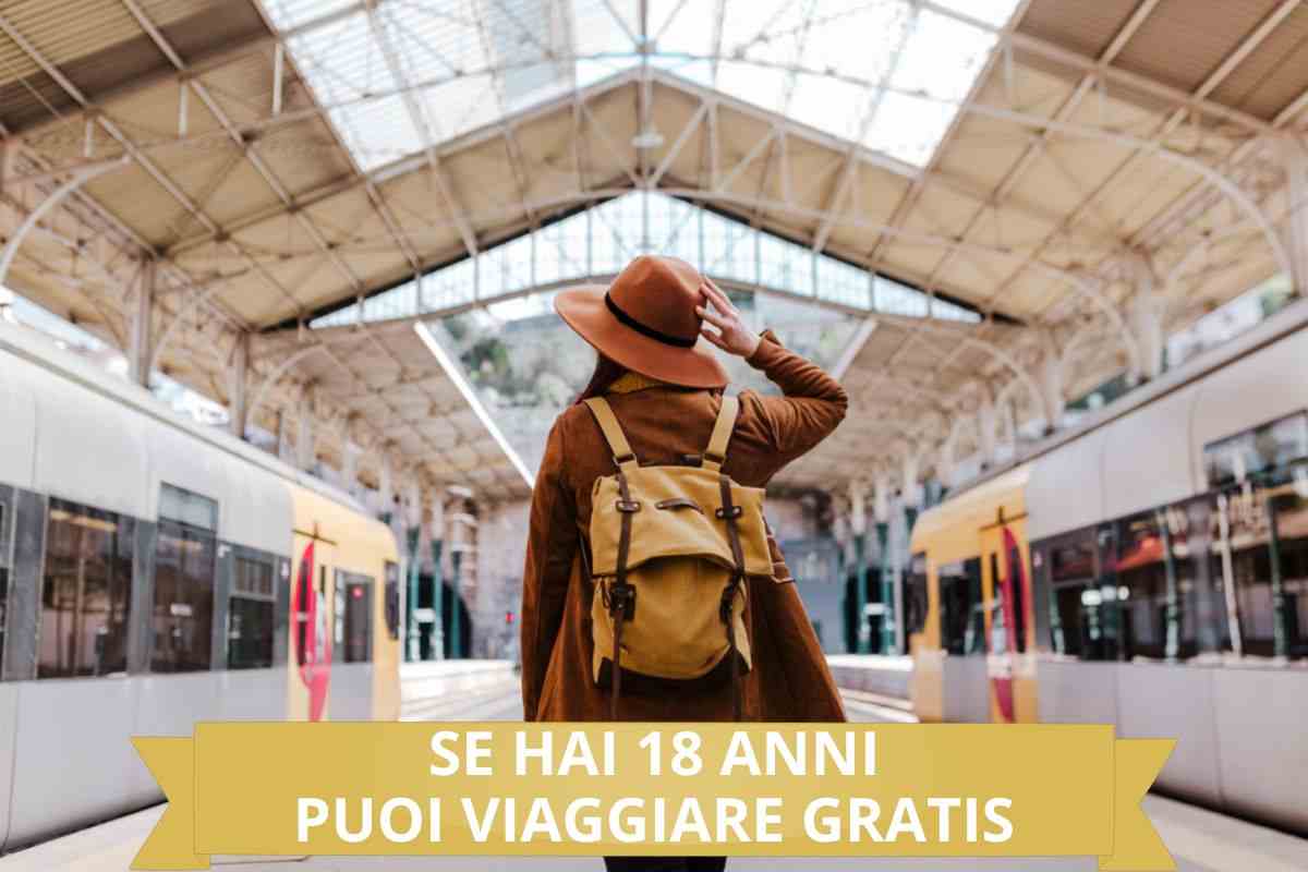 a 18 anni viaggi gratis in trerno