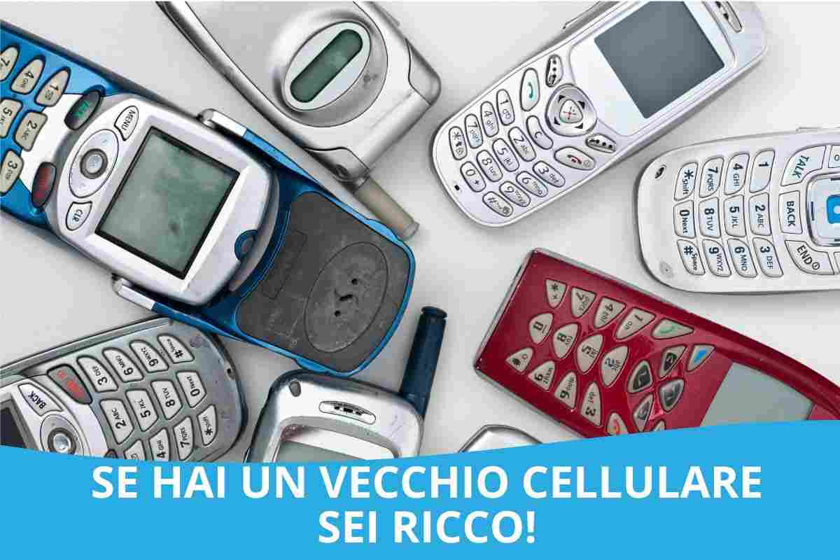 se hai questi vecchi cellulari sei ricco