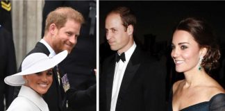 william kate contro harry meghan