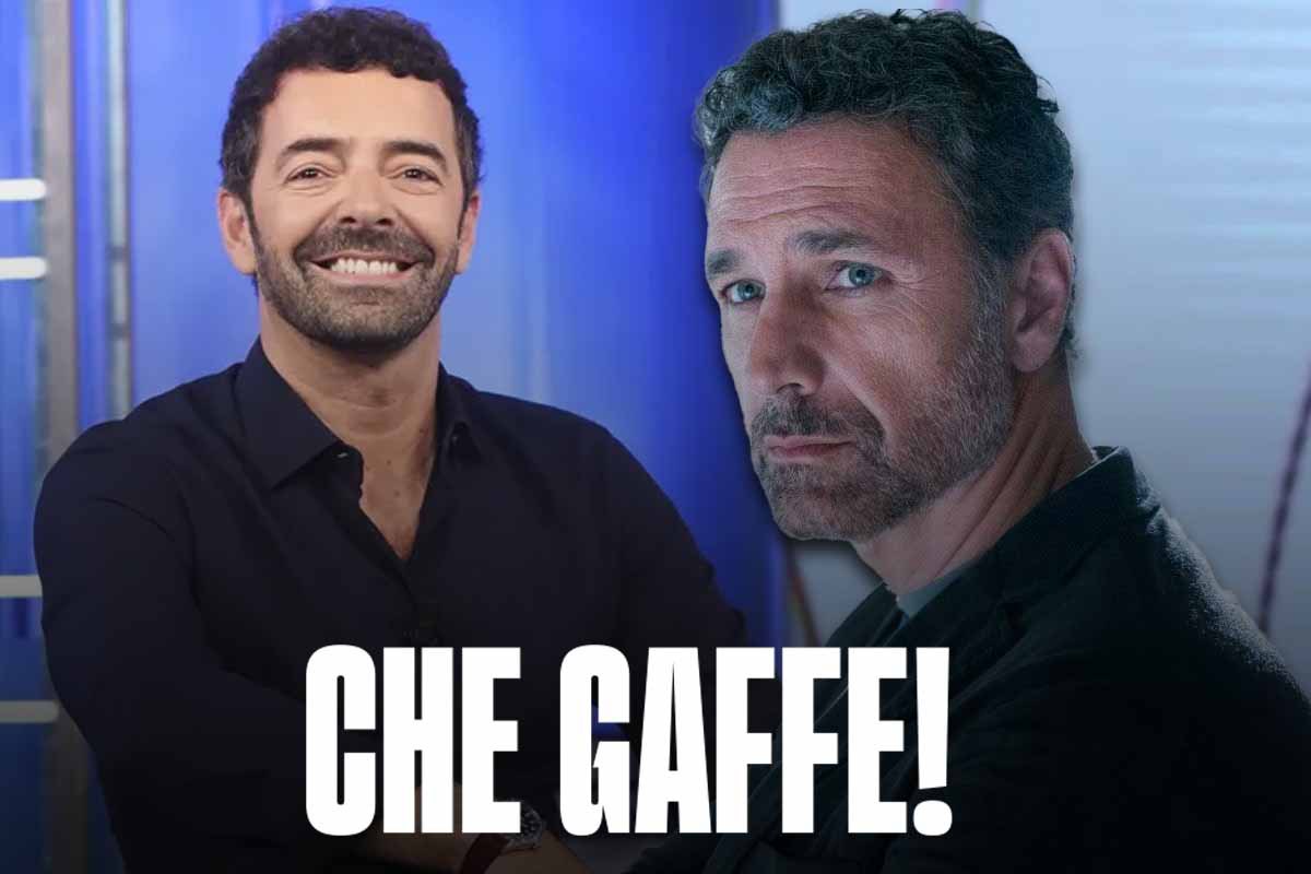 Alberto Matano gaffe Raoul Bova