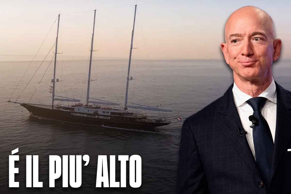Il padrone di Amazon Jeff Bezos ha un nuovo yacht