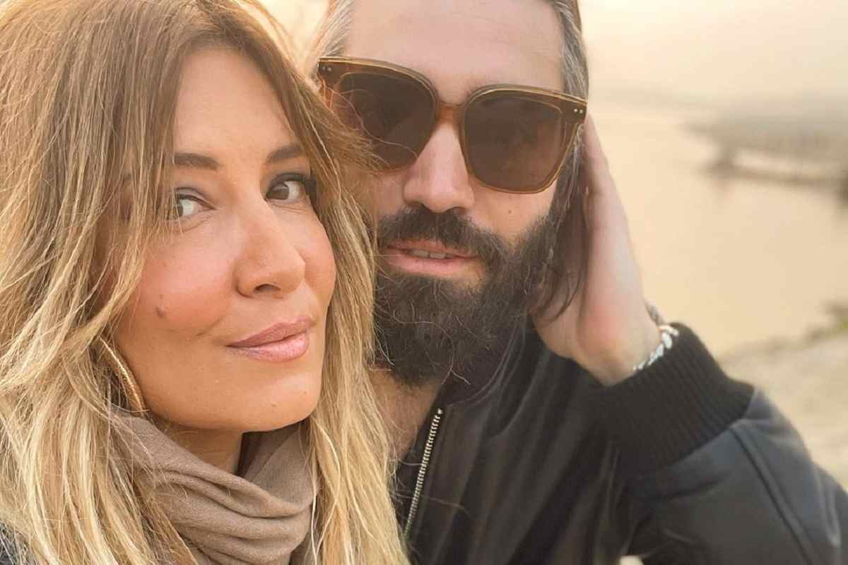 Selfie Selvaggia Lucarelli e Lorenzo Biagiarelli matrimonio