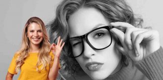 come eliminare gli occhiali