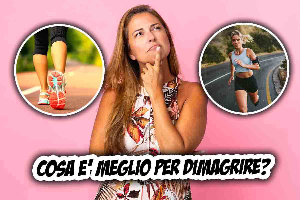 camminata o corsa quale fa dimagrire