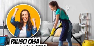pulire casa velocemente