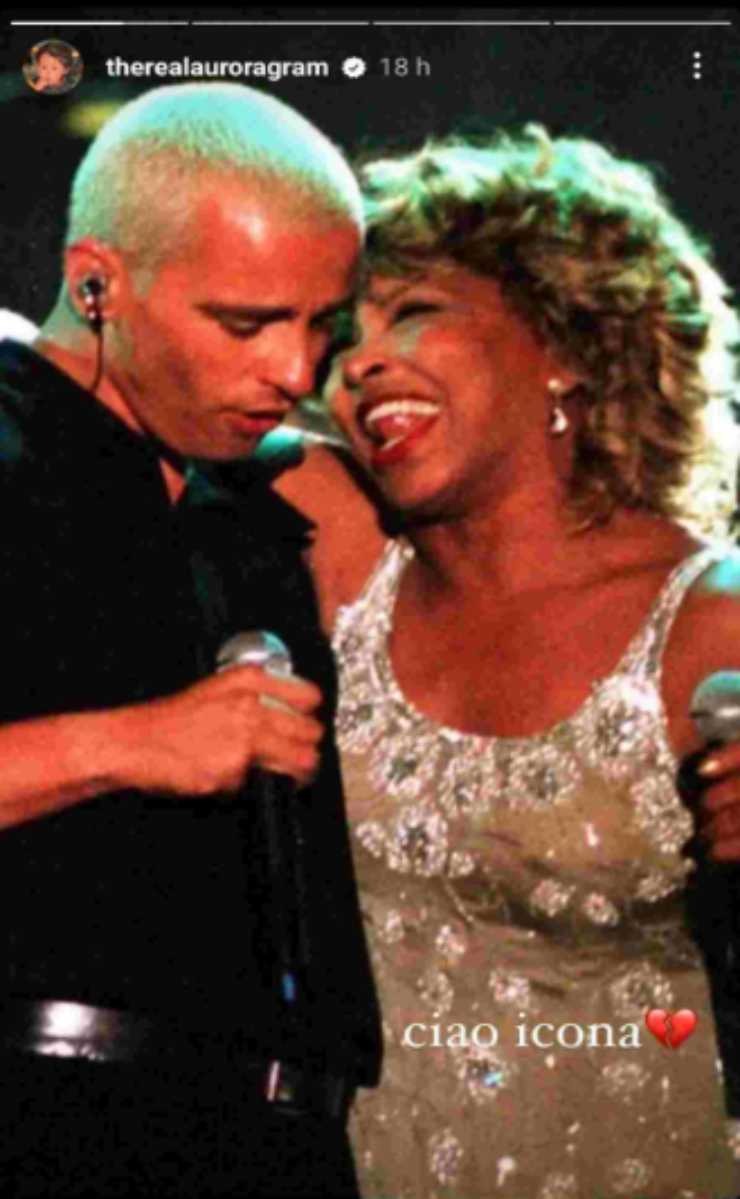 Aurora Ramazzotti e l'addio a Tina Turner