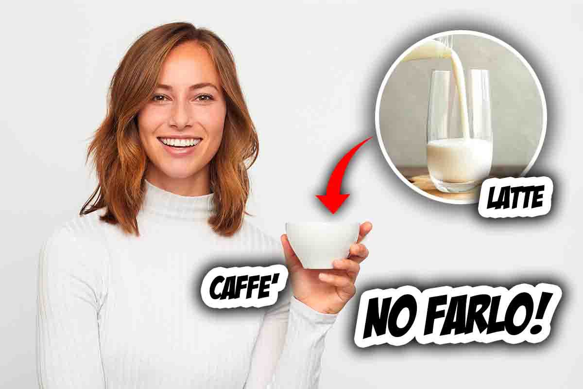 Latte nel caffè: perché evitarlo