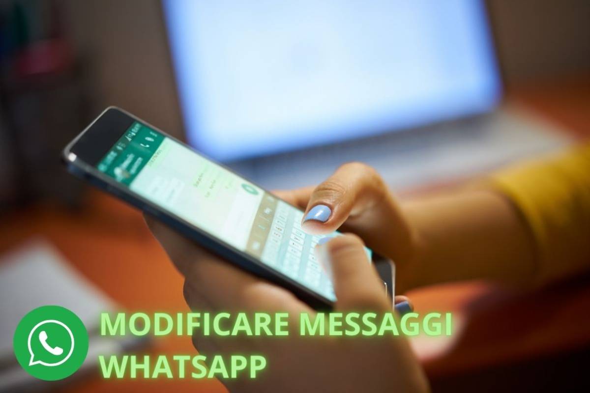come modificare messaggi WhatsApp