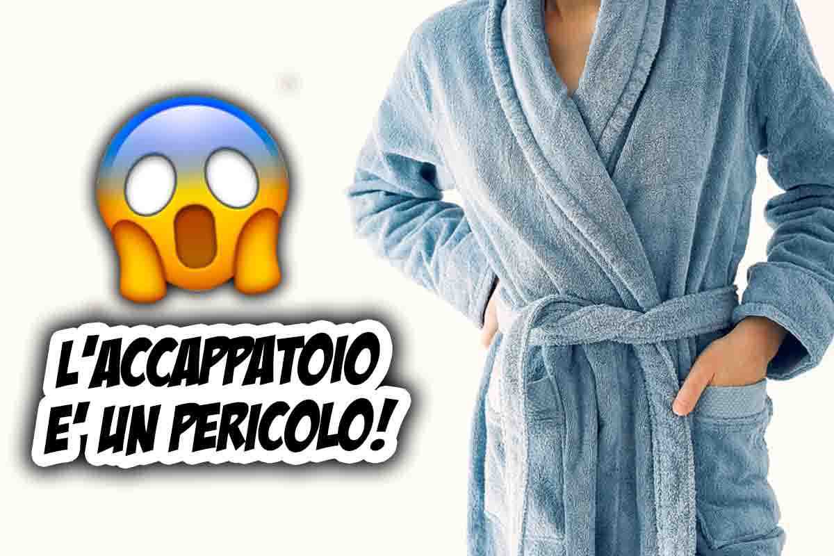 Accappatoio: ecco i rischi che potresti correre