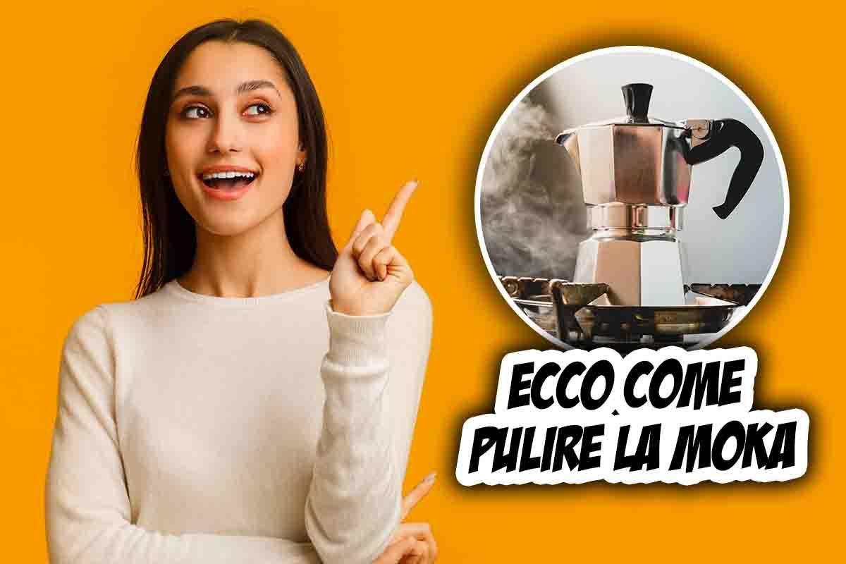 moka caffè corretta pulizia