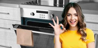 pulire forno trucco