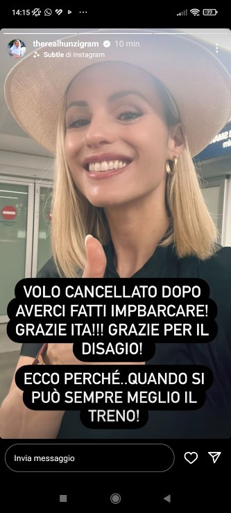 michelle hunziker furiosa vacanze cancellate 