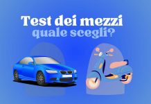 Test automobile o motorino