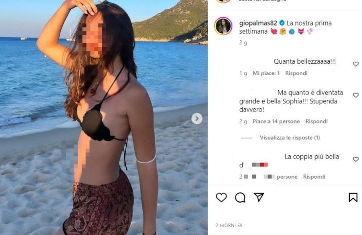 giorgia palmas figlia sofia