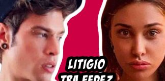 Belen lite furiosa Fedez