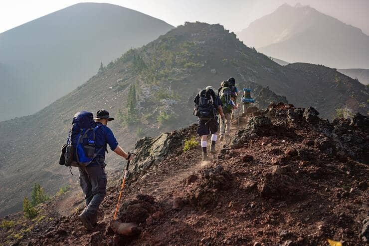 camminare ad alta quota