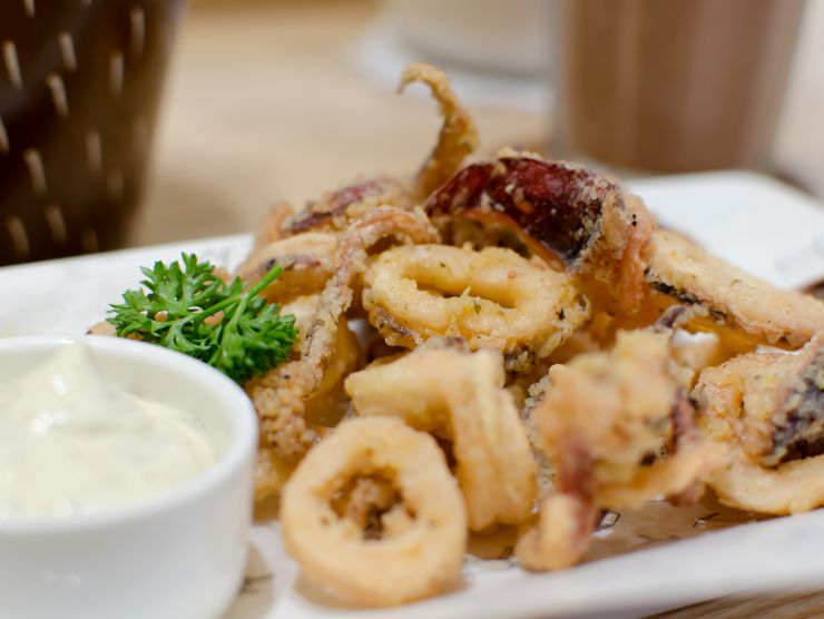 anelli calamari segreto frittura