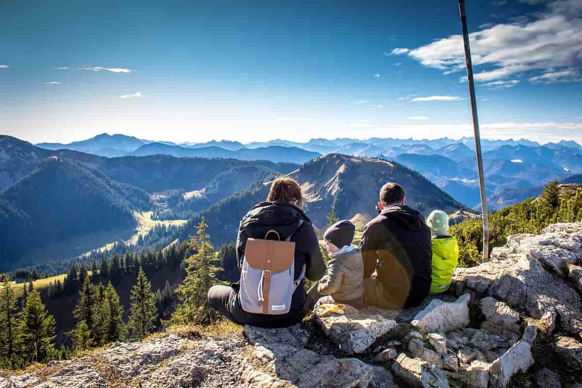 escursione in montagna