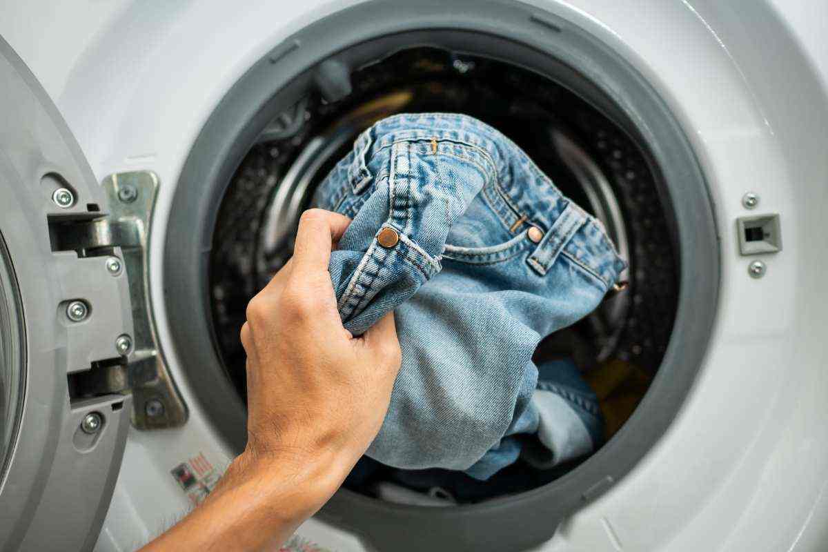 lavare jeans