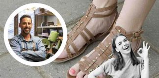 sandali macchiati come risolvere