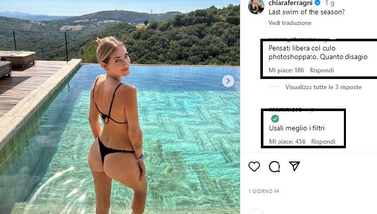 Chiara Ferragni polemica post