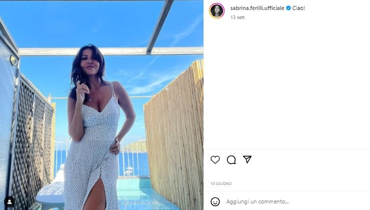 sabrina ferilli scatto instagram