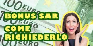 bonus sar come fare domanda