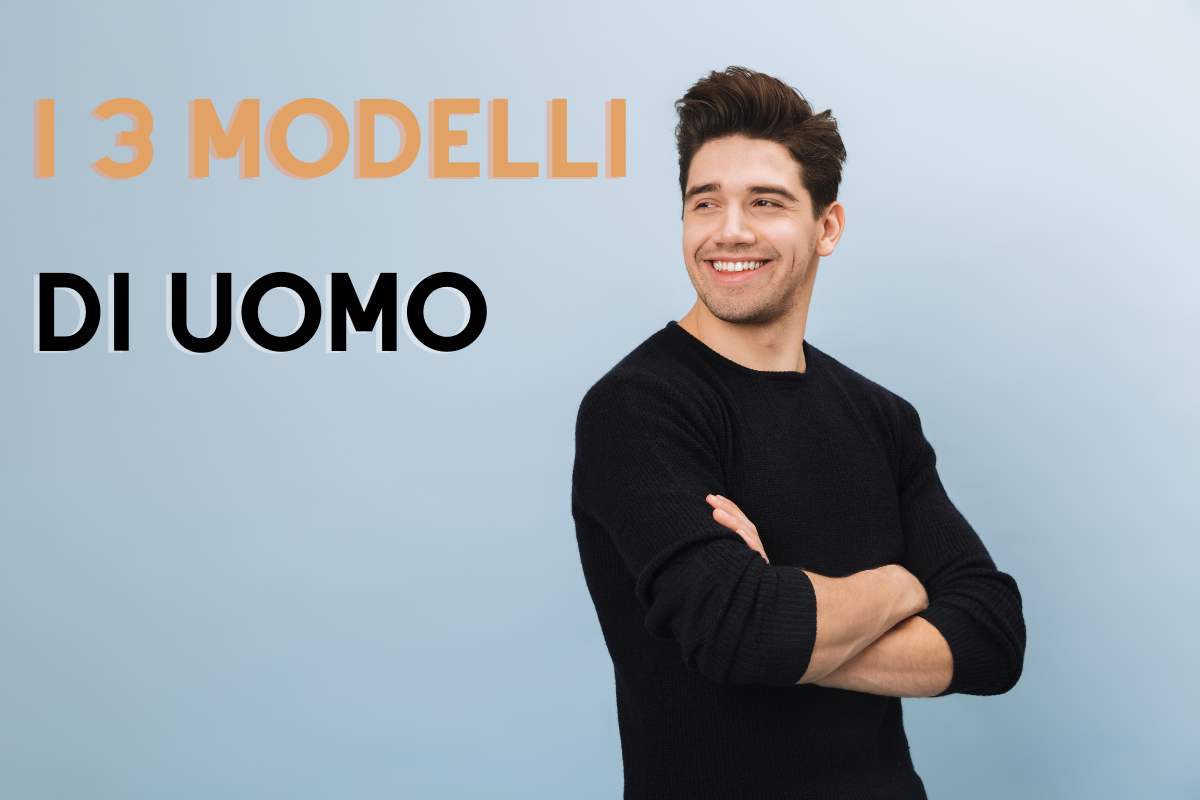 3 modelli di uomo